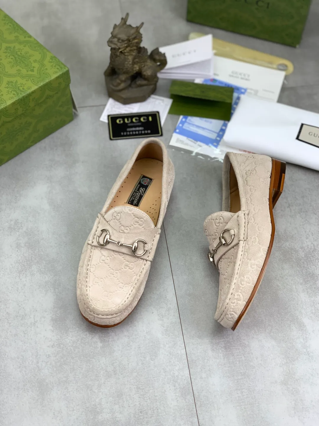 Men's men's shoes 💰P540 [New style] Water-dyed cowhide 💰💎💎💎 [Gucci] Gucci high-end men's formal business leather shoes, original order 1:1 authentic goods! Original imported high-end washed calfskin, original metal buckle, imported first-layer cowhide lining for feet, original outsole, men's shoe size: 38-44, multiple colors available